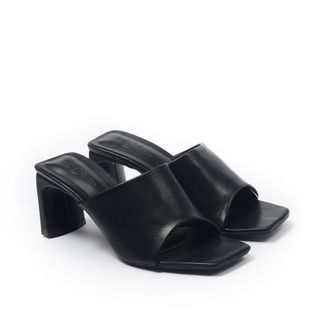 Guốc Nữ Quai Ngang Mũi Vuông Thiết Kê Gót Chữ Nhật Đế 7cm G 547-292 - BQ