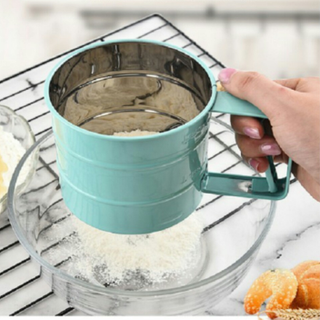 Ca rây bột inox, màu trắng, hồng, xanh