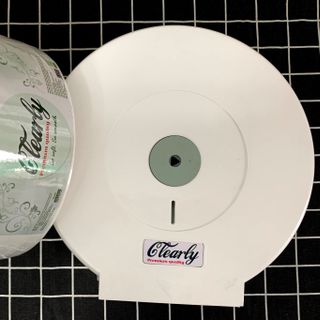 GIẤY VỆ SINH CAO CẤP CLẺARLY CUỘN LỚN CÔNG NGHIỆP 700gr, 100% BỘT GIẤY NGUYÊN CHẤT TỪ RỪNG TRỒNG TỰ NHIÊN, HOÀN TOÀN KHÔNG CHỨA CHẤT TẢY TRẮNG ĐỘC HẠI, AN TOÀN, TIẾT KIỆM CHO NGƯỜI DÙNG