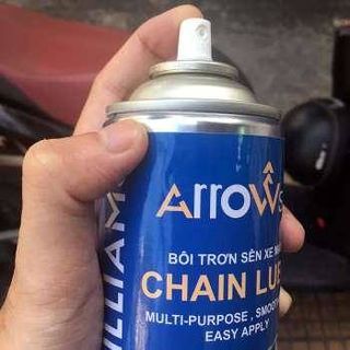 CHAI XỊT BẢO DƯỠNG SÊN XÍCH XE MÁY CHUYÊN DỤNG CHUYÊN NGHIỆP 200ml