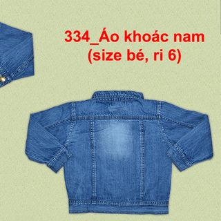 Áo khoác jean bé trai