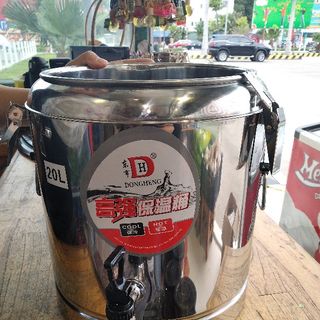 BÌNH INOX GIỮ NHIỆT 20, 30, 40 LÍT CÓ VÒI
