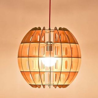 Đèn gỗ thả trần cao cấp đẹp độc lạ