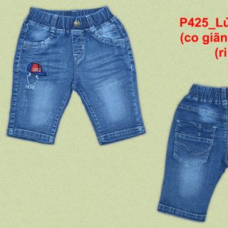 Quần lửng jean bé trai P425