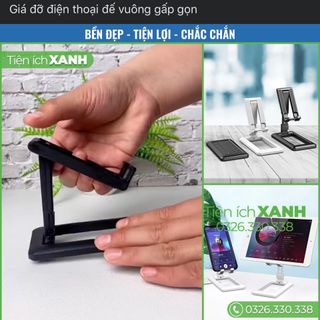 Giá đỡ điện thoại đế vuông gấp gọn