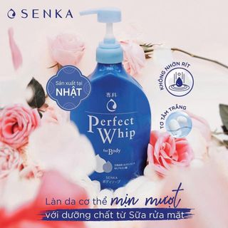 Sữa Tắm Dưỡng Ẩm Perfect Whip Senka 500ml