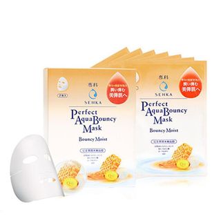 Mặt Nạ Cấp Ẩm Đàn Hồi Perfect Aqua Bouncy Mask Bouncy Moist Senka