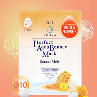 Mặt Nạ Cấp Ẩm Đàn Hồi Perfect Aqua Bouncy Mask Bouncy Moist Senka
