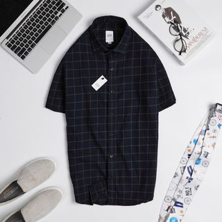 ÁO SƠ MI NAM NGẮN TAY SỌC SIZE TO 50-110KG