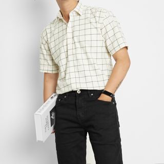ÁO SƠ MI NAM NGẮN TAY SỌC SIZE TO 50-110KG