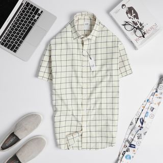 ÁO SƠ MI NAM NGẮN TAY SỌC SIZE TO 50-110KG