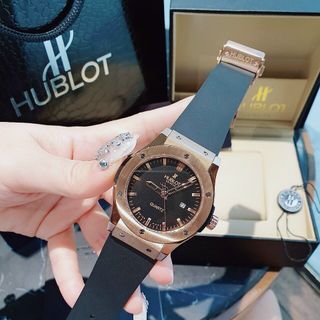 Đồng hồ nam dây da Hub,lot