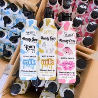 Sữa Tắm Beauty Care Bangkok White & Smooth Milk 1200ml