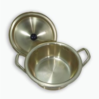 Nồi Nhôm Vàng Nấu Mì Ramen Hàn Quốc ( Nồi Sâu) 14cm