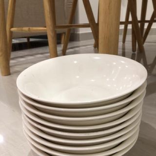 Tô sứ trắng loe đủ cỡ