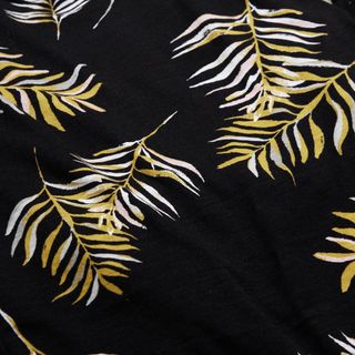 Áo thun nam vải cotton in lá cây