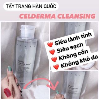 Nước tẩy trang Celderma