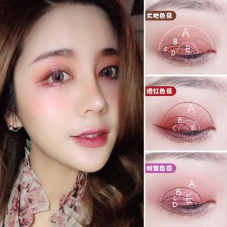 Phấn mắt Bò sữa 18ô Muge Leen
