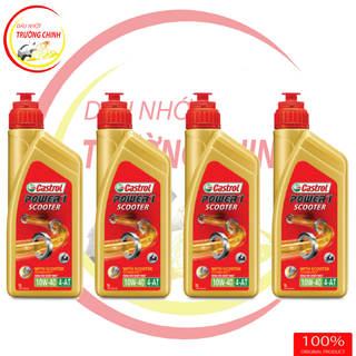 Dầu nhớt xe máy tay ga Castrol Power 1 Scooter 10W40 800ML