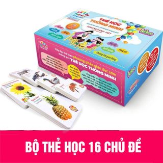 Thẻ học thông minh 16 chủ đề - giá xưởng