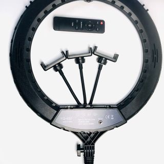 Đèn livestream 45cm YQ 460 - Đèn cảm ứng 3 kẹp điện thoại, có remote