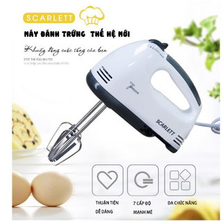 MÁY ĐÁNH TRỨNG CẦM TAY 7 TỐC ĐỘ SCARLETT