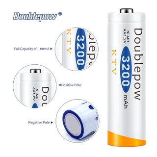 Bộ 4 Viên Pin sac Doublepow 3200mah