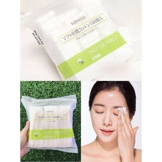 Bông Tẩy Trang Miniso 180 Miếng