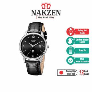 : Đồng Hồ Nam Cao Cấp Nakzen Nhật Bản - SL1006GBK-