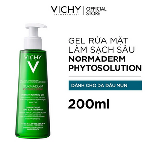Sữa Rửa Mặt Dạng Gel Dành Cho Da Dầu Mụn Giúp Làm Sạch Sâu Và Giảm Bã Trên Da - Vichy