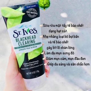 Tẩy da chết St.Ives Trà Xanh