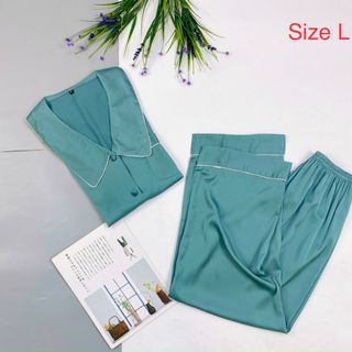 Đồ ngủ đồ mặc nhà tdqd cổ lá sen trơn chất lụa quãng châu