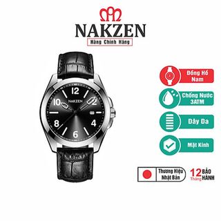 Đồng Hồ Nam Cao Cấp Nakzen Nhật Bản - SL8010GBK-