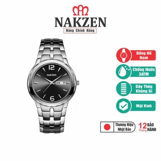 Đồng Hồ Nam Cao Cấp Nakzen Nhật Bản - SS4059GLSS