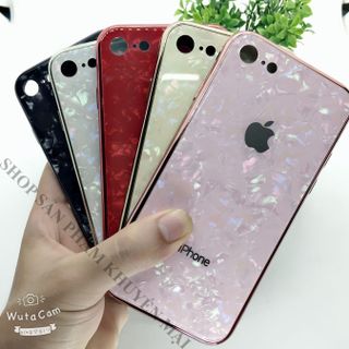 Ốp vân đá IPhone viền dẻo cùng màu với lưng máy