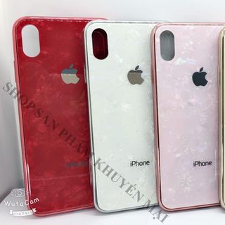 Ốp vân đá IPhone viền dẻo cùng màu với lưng máy