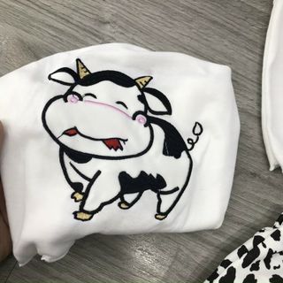 Đồ ngủ thiêu hình bò sữa siêu xinh
