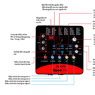 Soundcard Icon Upod-Pro - 72 chế độ vang