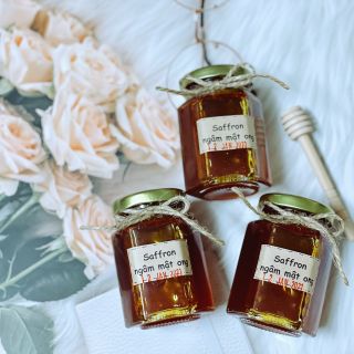 Hủ đựng gia vị mật ong thủy tinh nắp thiếc 730ml