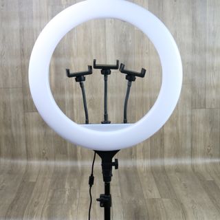 Đèn livestream 45cm YQ 460 - Đèn cảm ứng 3 kẹp điện thoại, có remote