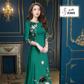 Áo dài lụa cao cấp