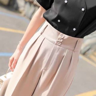 Quần baggy công sở 3 cúc