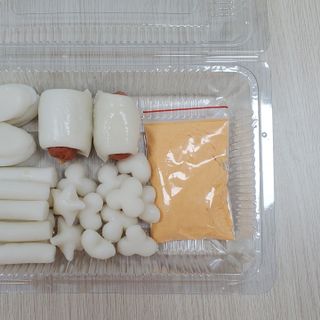 Combo bánh gạo topokki hàn quốc lắc phomai