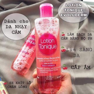Nước hoa hồng (toner) Evoluderm Lotion Tonique