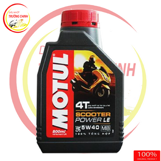 DẦU NHỚT XE MÁY TAY GA MOTUL SCOOTER POWER LE 5W40