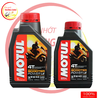DẦU NHỚT XE MÁY TAY GA MOTUL SCOOTER POWER LE 5W40
