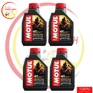 DẦU NHỚT XE MÁY TAY GA MOTUL SCOOTER POWER LE 5W40
