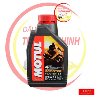 DẦU NHỚT XE MÁY TAY GA MOTUL SCOOTER POWER LE 5W40