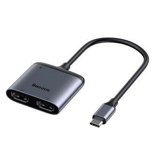 BASEUS TYPE-C TO HD4K*2+PD HD INTELLIGENT HUB ADAPTER giá sỉ