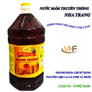 Nước mắm cá cơm Nha Trang Hoàng Trường 15 đạm ( Đặc sản Nha Trang)